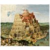 Plu - Čistící hadřík na brýle Pieter Bruegel the elder Tower of Babel - 15x18 cm