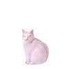 Kočička 7 cm - růžový porcelán