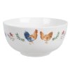 Keramická miska CHICKEN AND ROOSTER Clayre & Eef CARYBO Ø 14x7 cm / 500 ml