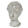 Dekorativní hlava ženy Clayre & Eef 6TE0293 12*11*17 cm
