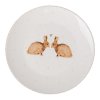Porcelánový dezertní talíř BUNNYS IN LOVE Clayre & Eef BSLCDP Ø 20x2 cm