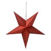Závěsná vánoční hvězda Clayre & Eef 6PA0512SR 30x10x30 cm