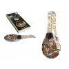 Carmani - Porcelánová lžíce na odkládání Příborů a vařeček G. Klimt, Polibek a strom života - 23,5 x 9,5 x 2,5 cm