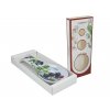 Carmani - Porcelánová lžíce na odkládání Příborů a vařeček Ostružiny - 23,5 x 9,5 x 2,5 cm