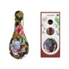 Carmani - Porcelánová lžíce na odkládání Příborů a vařeček Květy II - 23,5 x 9,5 x 2,5 cm