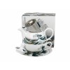 DG - Porcelánový šálek s konvičkou a podšálkem v dárkové krabičce THE GREAT WAVEK Hokusai - 350 ml, 300 ml