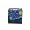 DG - Porcelánový hrnek Barylka STARRY NIGHT Vincent van Gogh se sítkem a víčkem v dárkové krabičce - 430 ml