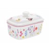 Leonardo - Porcelánová máslenka na 250 g máslo Butterfly Garden na 250 g máslo - 17*10*11 cm