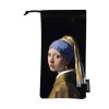 Plu - Látkové pouzdro na brýle nebo mobil Jan Vermeer The Girl with a Pearl Earring - 9x18 cm