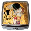 Krabička na tablety lékovka-pilulník se zrcátkem Gustav Klimt The Kiss Detail