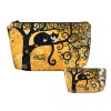 Kosmetická taška inspirována obrazem G. Klimta Strom života a kočka (CARMANI) - 22x13.5x1.5 cm