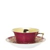 Šálek s podšálkem 150 ml Windsor bordó