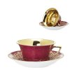 Šálek s podšálkem 150 ml Windsor bordó