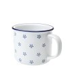 Hrnek Retro "porcelánový plecháček" 350 ml Valbella modrá D9417
