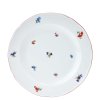 Talíř mělký 24 cm Rokoko rakouská házenka s červenou linkou