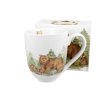 DG - Porcelánový hrnek jumbo XXL Medvědí rodinka v dárkové krabičce - 1 litr
