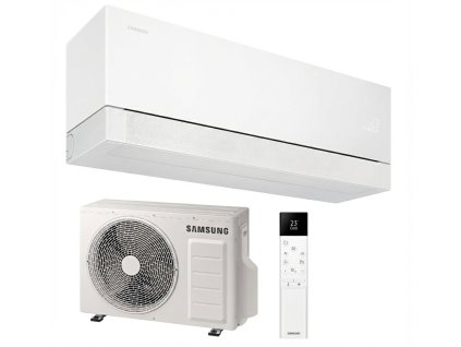 Samsung premier na bílem pozadí