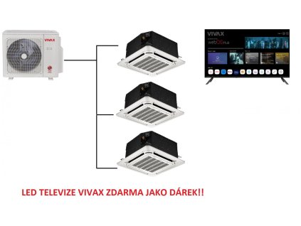 vivax 1+3 kazet akce VĚTŠÍ TV