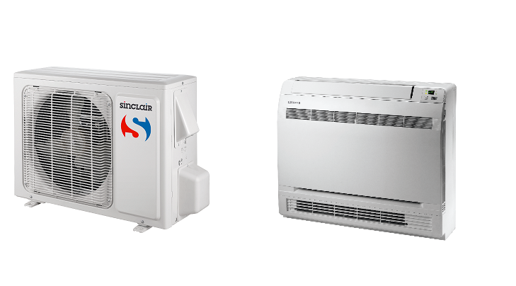 Parapetní Klimatizace Sinclair ASP-09BI 1+1 2,7kW R32