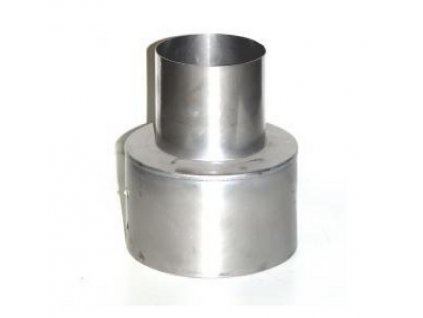 Komínová redukce stupňovitá 200/160mm (tl. 0,8 mm)