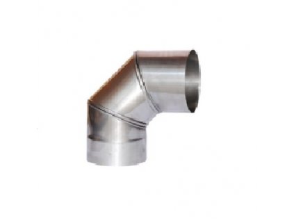 Koleno pevné s úhlem 90° (Ø200 mm, tl.0,8 mm)