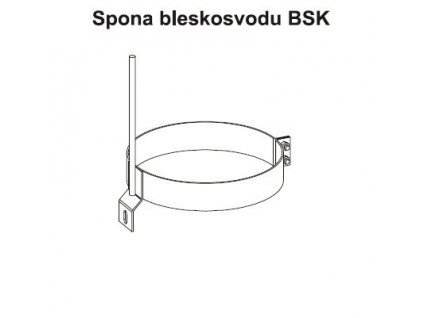 Spona bleskosvodu BSK - 1