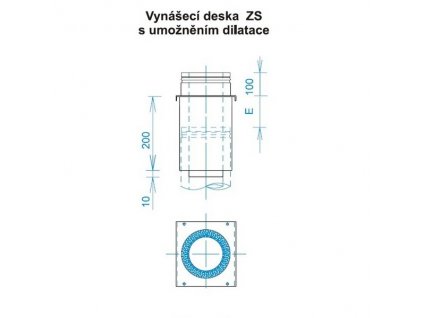 Meziopěrná deska (Ø130 mm, tl. 1,0 mm)