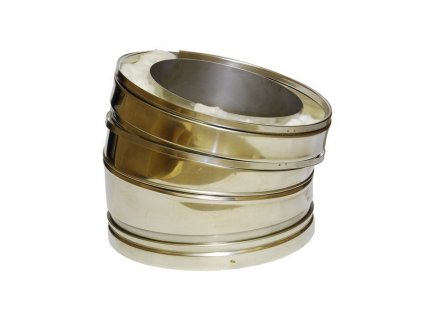 Segmentové koleno 15° (Ø130 mm, tl. 0,8 mm)