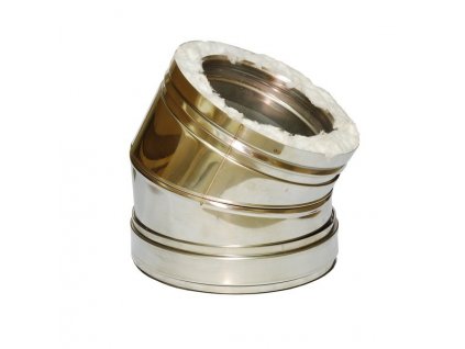 Segmentové koleno 15° (Ø130 mm, tl. 1,0 mm)