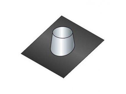 Střešní těsnící příruba 35°-45° (Ø130 mm, tl. 0,5 mm)