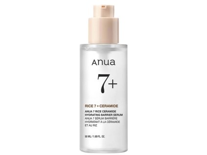Anua – 7 Rice Ceramide Hydrating Barrier Serum – Rozjasňující pleťové sérum s rýží a ceramidy – 50 ml