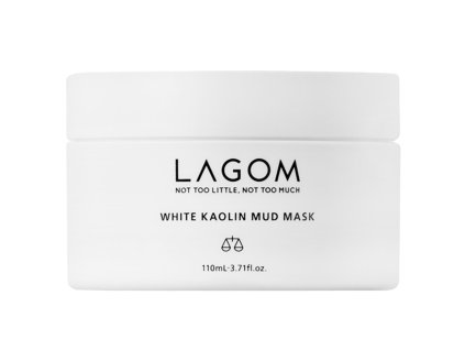 Lagom – White Kaolin Mud Mask – Exfoliační jílová maska s bílým kaolinem – 110 ml
