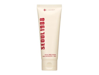 K-SECRET - SEOUL 1988 Cream : Snail Mucin 93% + Rice - Zklidňující krém na obličej s filtrátem hlemýždího slizu a rýží - 100 ml