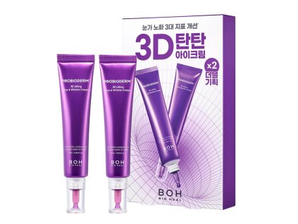 BIOHEAL BOH – Probioderm 3D Lifting Eye & Wrinkle Cream Double Pack – Liftingový oční krém proti vráskám – 2×15 ml