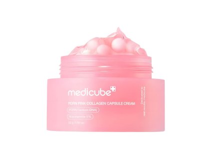 Medicube – PDRN Pink Collagen Capsule Cream – Regenerační pleťový krém s kolagenem a PDRN – 55 ml