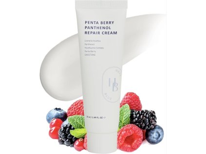HEVEBLUE – Penta Berry Panthenol Repair Cream – Regenerační krém s panthenolem a výtažky z lesních plodů – 50 ml