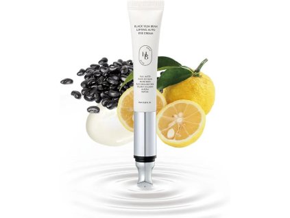 HEVEBLUE – Black Yuja Bean Lifting Auto Eye Cream – Liftingový oční krém s černými fazolemi a yuzu – 15 ml