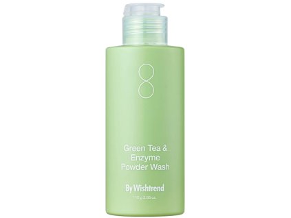 By Wishtrend – Green Tea & Enzyme Powder Wash – Jemný enzymatický čisticí prášek se zeleným čajem – 110 g