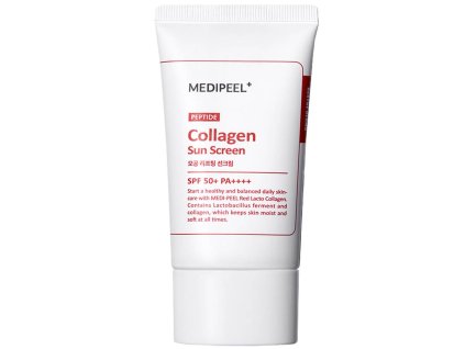 MEDIPEEL – Red Lacto Collagen Pore Lifting Sunscreen SPF50+ PA++++ – Ochranný pleťový krém s kolagenem a liftingovým účinkem – 50 ml