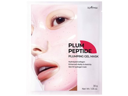 Isntree – Plum Peptide Plumping Gel Mask – Hydratační gelová maska s kolagenem a argirelinem – 30 g / 1 ks