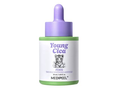 MEDIPEEL – Young Cica PDRN Trouble Soothing Ampoule – Zklidňující ampule s centellou a PDRN – 50 ml