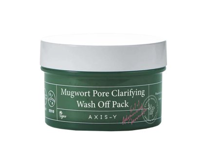 AXIS-Y – Mugwort Pore Clarifying Wash Off Pack – Čisticí jílová maska s pelyňkem – 100 ml
