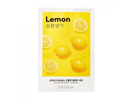 Citronová textilní maska Airy Fit Sheet Mask - Lemon