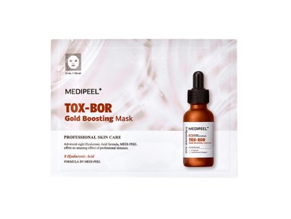 MEDIPEEL – Tox-Bor Gold Boosting Mask – Zpevňující pleťová maska s peptidy – 1 ks