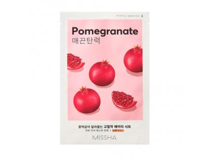 Plátýnková maska Airy Fit Sheet Mask - Pomegranate