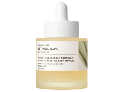 SKIN1004 – Madagascar Centella Retinol 0.2 Boosting Shot Ampoule – Regenerační ampule s retinolem a centellou – 30 ml