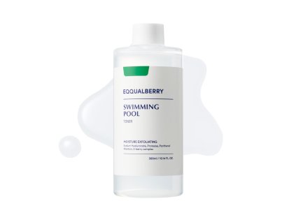 EQQUALBERRY - Swimming Pool Daily Facial Toner - Hydratační a exofoliační toner na obličej - 300 ml