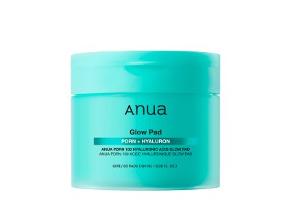 Anua – PDRN 100 Hyaluronic Acid Glow Pad – Hydratační pleťové polštářky s PDRN a kyselinou hyaluronovou – 60 ks