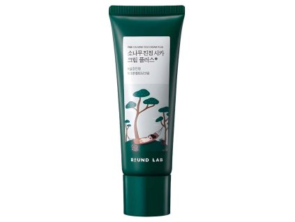 Round Lab – Pine Calming Cica Cream Plus – Dvojitý krém s extraktem z centelly pro problematickou pleť – 60 ml