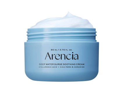 Arencia – Deep Water Surge Soothing Cream – Zklidňující krém s PDRN a peptidy – 80 ml